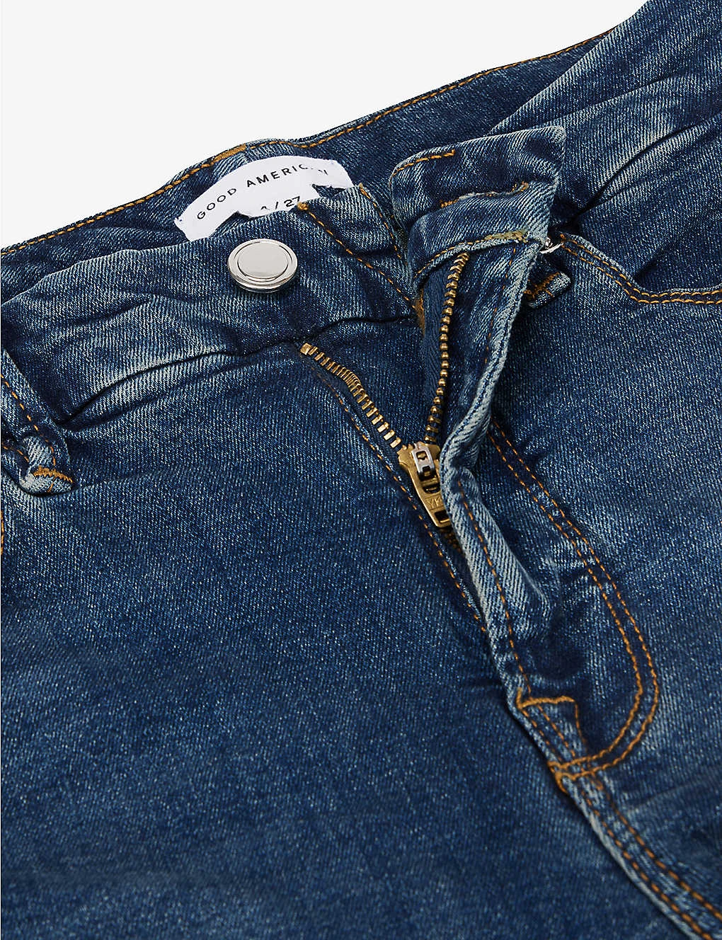 GOOD AMERICAN Good Legs Slim-fit High-rise Organic-cotton-blend Denim Jeans 7 GOOD AMERICAN Good Legs Slim-fit High-rise Organic-cotton-blend Denim Jeans - Image 7