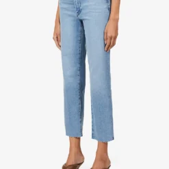 GOOD AMERICAN Good Straight Straight-leg High-rise Stretch-denim Jeans -Outlet Pique Style Store R03930107 BLUE449 ALT02