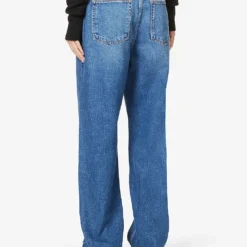 GOOD AMERICAN Good ‘90s Straight-leg High-rise Cotton-blend Denim Jeans -Outlet Pique Style Store R03930108 BLUE541 ALT03