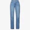GOOD AMERICAN Good Boy Tapered High-rise Jeans