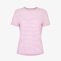 Whistles Emily Striped Cotton-jersey T-shirt