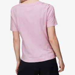 Whistles Rosa Double-trim Cotton-jersey T-shirt -Outlet Pique Style Store R03933338 LILAC ALT03