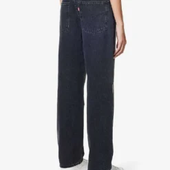 Levis Baggy Dad Straight-leg Mid-rise Jeans -Outlet Pique Style Store R03937539 Z5998BLACKSTONEWASH ALT03