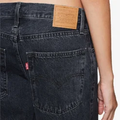 Levis Baggy Dad Straight-leg Mid-rise Jeans -Outlet Pique Style Store R03937539 Z5998BLACKSTONEWASH ALT05