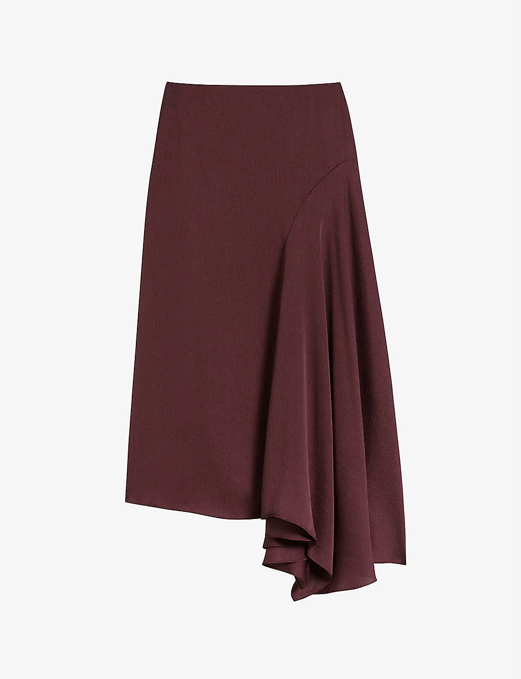 Ted Baker Terra Asymmetric-hem Stretch-woven Maxi Skirt 1 Ted Baker Terra Asymmetric-hem Stretch-woven Maxi Skirt