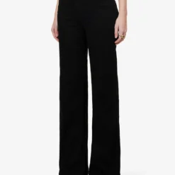 Paige Leenah Ankle Straight-leg Mid-rise Stretch-denim Jeans -Outlet Pique Style Store R03941982 BLACKSHADOW ALT02