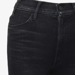 MOTHER Hustler Ankle Fray Flared High-rise Stretch-denim Jeans 7 MOTHER Hustler Ankle Fray Flared High-rise Stretch-denim Jeans -Outlet Pique Style Store R03945070 ENCOUNTERSATNIGHT ALT02