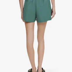 Maje Ivillette High-rise Tailored Stretch-woven Shorts -Outlet Pique Style Store R03947587 VERTS ALT03