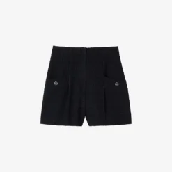 Sandro Cadaques High-rise Tweed Shorts