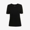Whistles Rosa Double-trim Cotton T-shirt