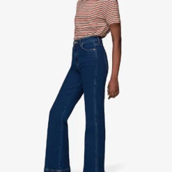 Whistles Emily Ultimate Striped Cotton T-shirt -Outlet Pique Style Store R03953242 MULTICOLOURED ALT01