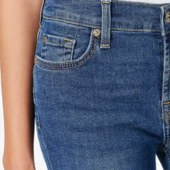 7 For All Mankind B(air) Whiskered Skinny-leg Mid-rise Stretch-denim Jeans -Outlet Pique Style Store R03955407 DUCHESS ALT04