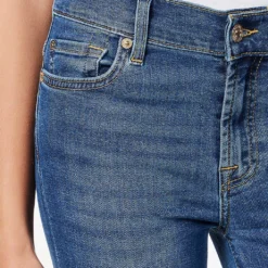 7 For All Mankind Roxanne Slim-fit Mid-rise Stretch-denim Jeans 10 7 For All Mankind Roxanne Slim-fit Mid-rise Stretch-denim Jeans -Outlet Pique Style Store R03955413 DUCHESS ALT04