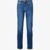 7 For All Mankind Roxanne Slim-fit Mid-rise Stretch-denim Jeans