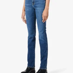 7 For All Mankind Kimmie Straight-leg Mid-rise Stretch-denim Jeans -Outlet Pique Style Store R03955415 DUCHESS ALT02