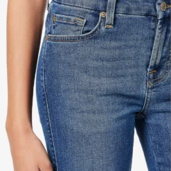 7 For All Mankind Kimmie Straight-leg Mid-rise Stretch-denim Jeans -Outlet Pique Style Store R03955415 DUCHESS ALT04