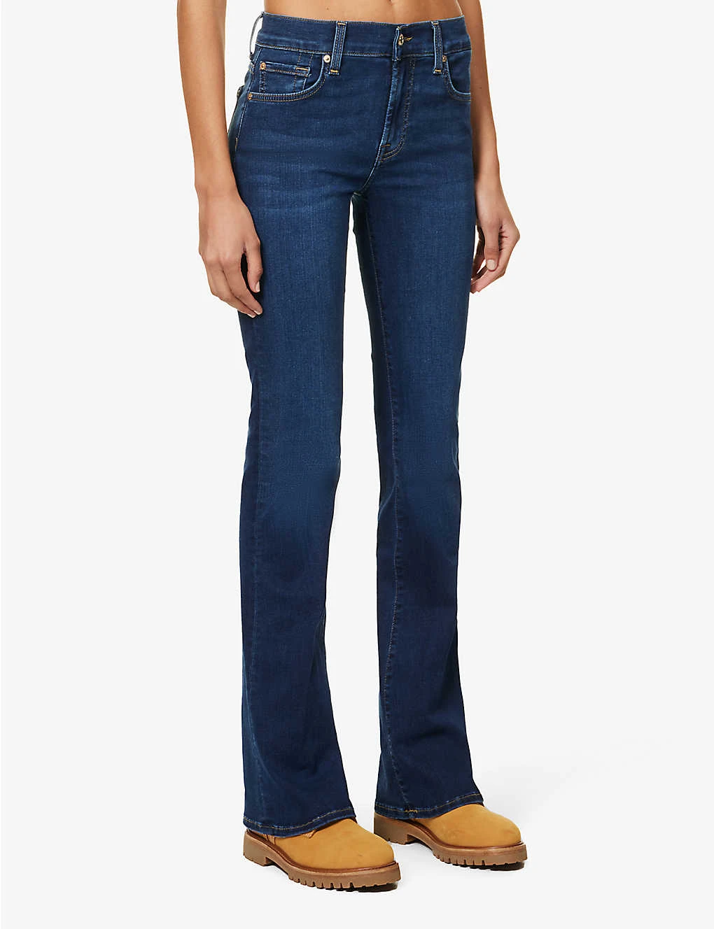7 For All Mankind Bootcut Mid-rise Stretch-denim Jeans 3 7 For All Mankind Bootcut Mid-rise Stretch-denim Jeans - Image 3