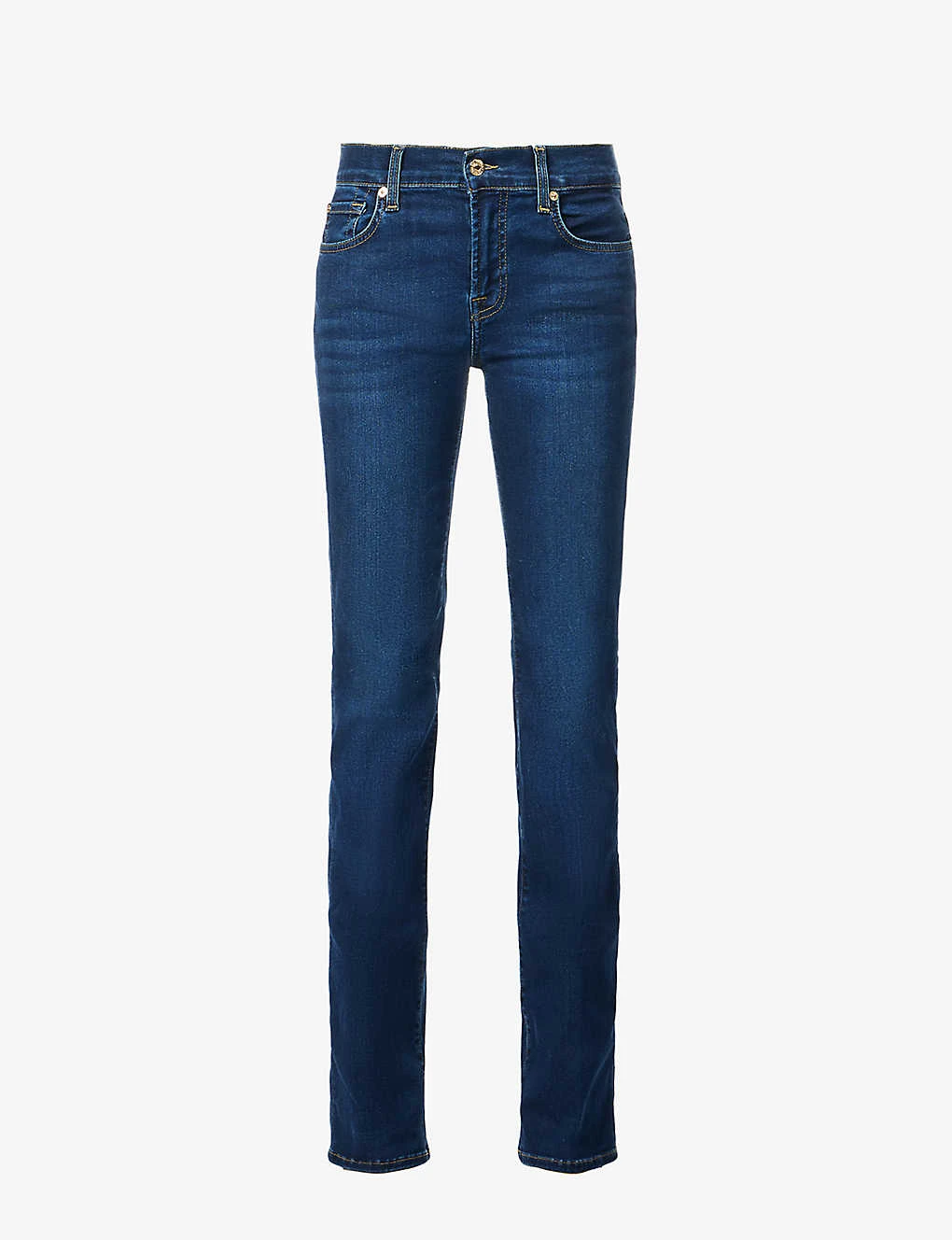 7 For All Mankind Bootcut Mid-rise Stretch-denim Jeans 1 7 For All Mankind Bootcut Mid-rise Stretch-denim Jeans