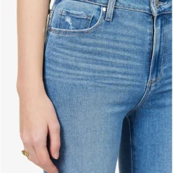 Paige Laurel Canyon Bootcut High-rise Stretch-denim Jeans -Outlet Pique Style Store R03958047 FOLKDISTRESSED ALT04