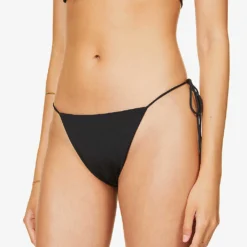 Nyah Seamless Mid-rise Bikini Bottoms -Outlet Pique Style Store R03968283 BLACK ALT02
