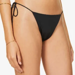 Nyah Seamless Mid-rise Bikini Bottoms -Outlet Pique Style Store R03968283 BLACK ALT04