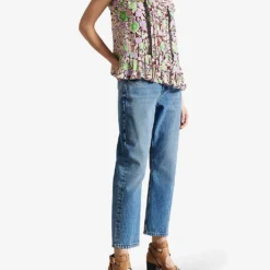 Ted Baker Jillye Straight-leg Relaxed Jeans -Outlet Pique Style Store R03971489 MIDBLUE ALT01