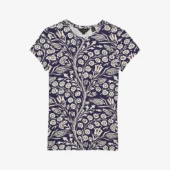 Ted Baker Rosali Floral-print Stretch-woven T-shirt