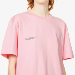 365 Signature Text-print Organic-cotton T-shirt 10 365 Signature Text-print Organic-cotton T-shirt -Outlet Pique Style Store R03972145 SAKURAPINK ALT04