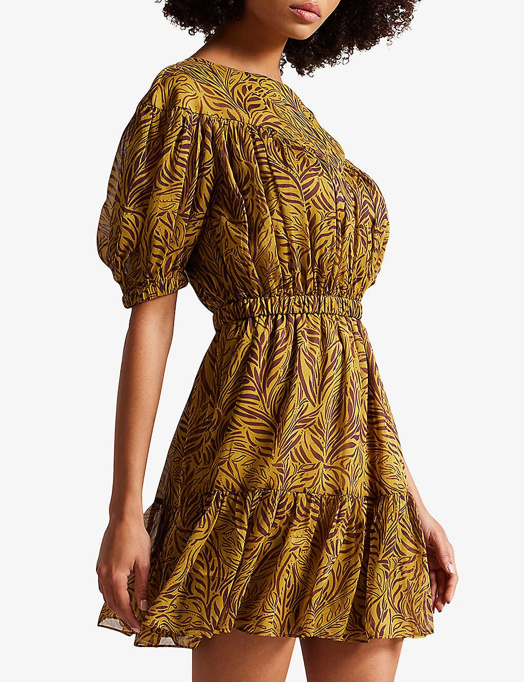 Ted Baker Mairley Printed Woven Mini Dress 3 Ted Baker Mairley Printed Woven Mini Dress - Image 3
