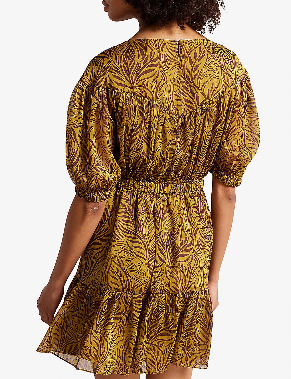 Ted Baker Mairley Printed Woven Mini Dress 4 Ted Baker Mairley Printed Woven Mini Dress - Image 4