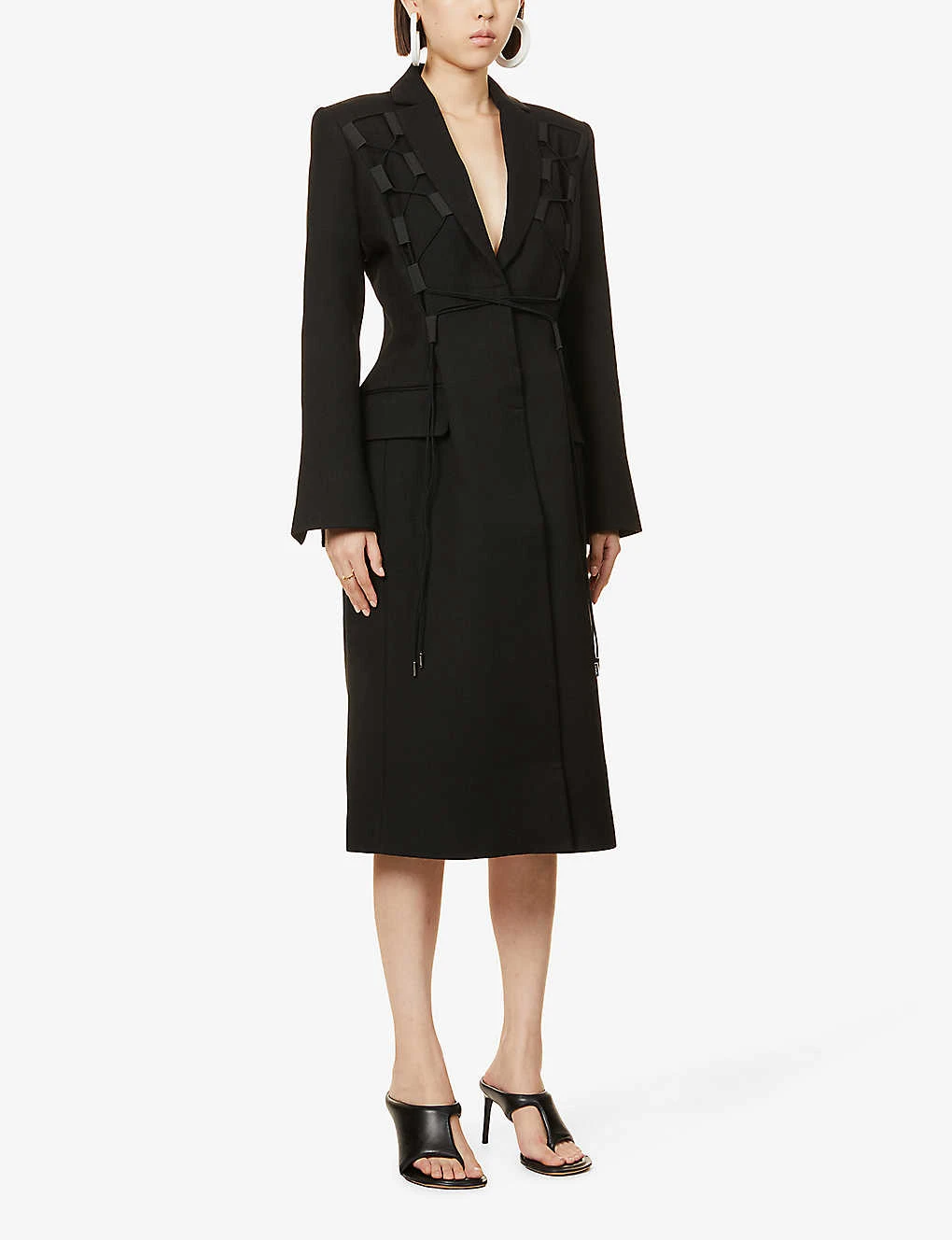 Jacquemus Le Manteau Lacciu Criss-cross Wool Jacket 3 Jacquemus Le Manteau Lacciu Criss-cross Wool Jacket - Image 3