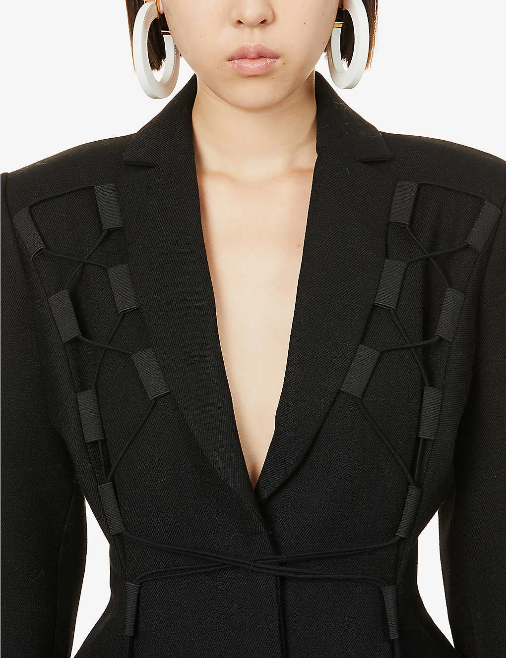 Jacquemus Le Manteau Lacciu Criss-cross Wool Jacket 5 Jacquemus Le Manteau Lacciu Criss-cross Wool Jacket - Image 5