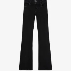 THE KOOPLES Bootcut Low-rise Stretch-denim Jeans