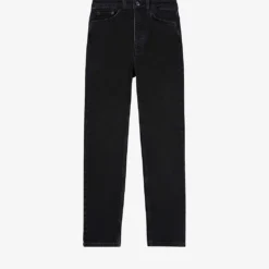 THE KOOPLES Cropped Slim-leg High-rise Stretch-denim Jeans