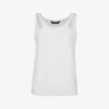Whistles Raven Double-strap Organic Cotton Vest Top