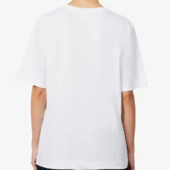 Dries Van Noten Boxy-fit Round-neck Cotton-jersey T-shirt -Outlet Pique Style Store R03979451 WHITE ALT03