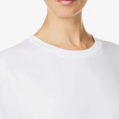 Dries Van Noten Boxy-fit Round-neck Cotton-jersey T-shirt -Outlet Pique Style Store R03979451 WHITE ALT04