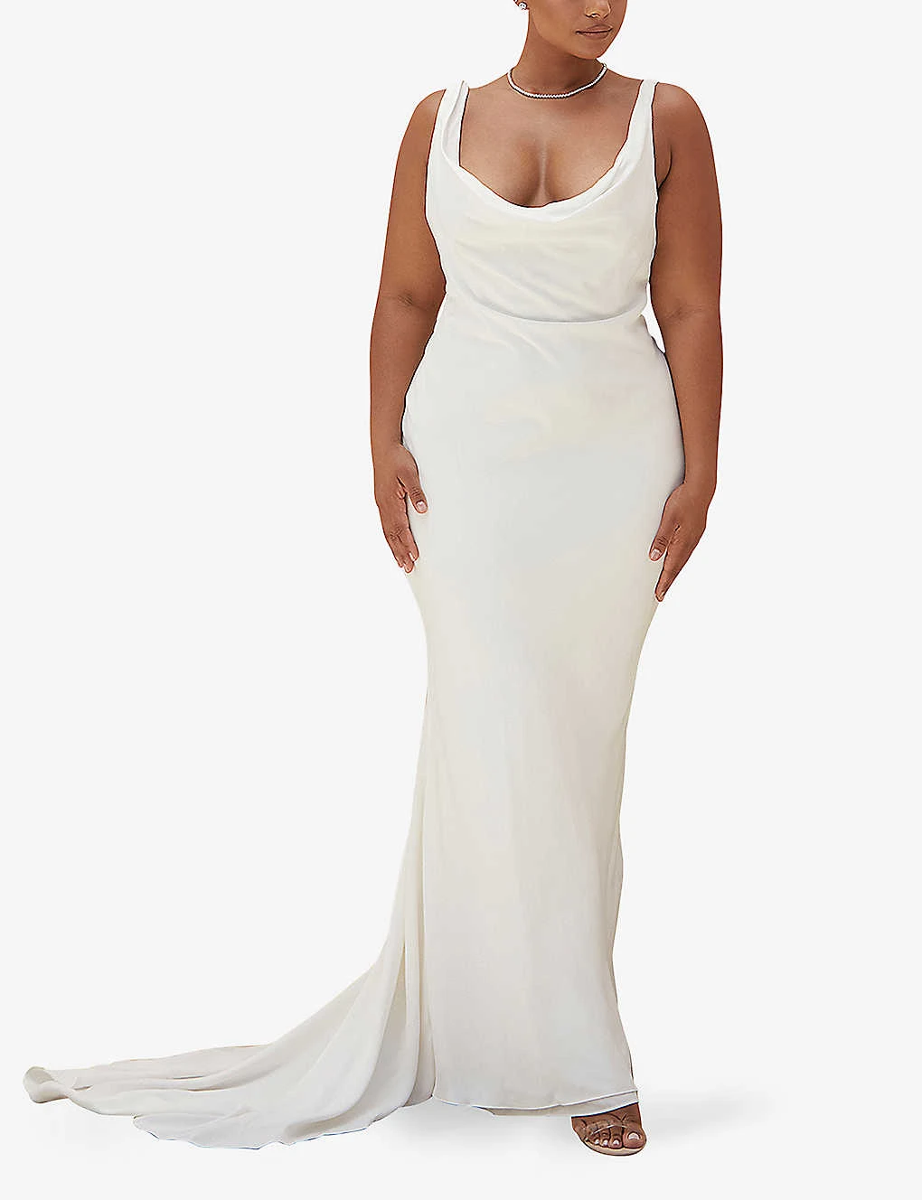 Odette Satin Maxi Dress 2 Odette Satin Maxi Dress - Image 2