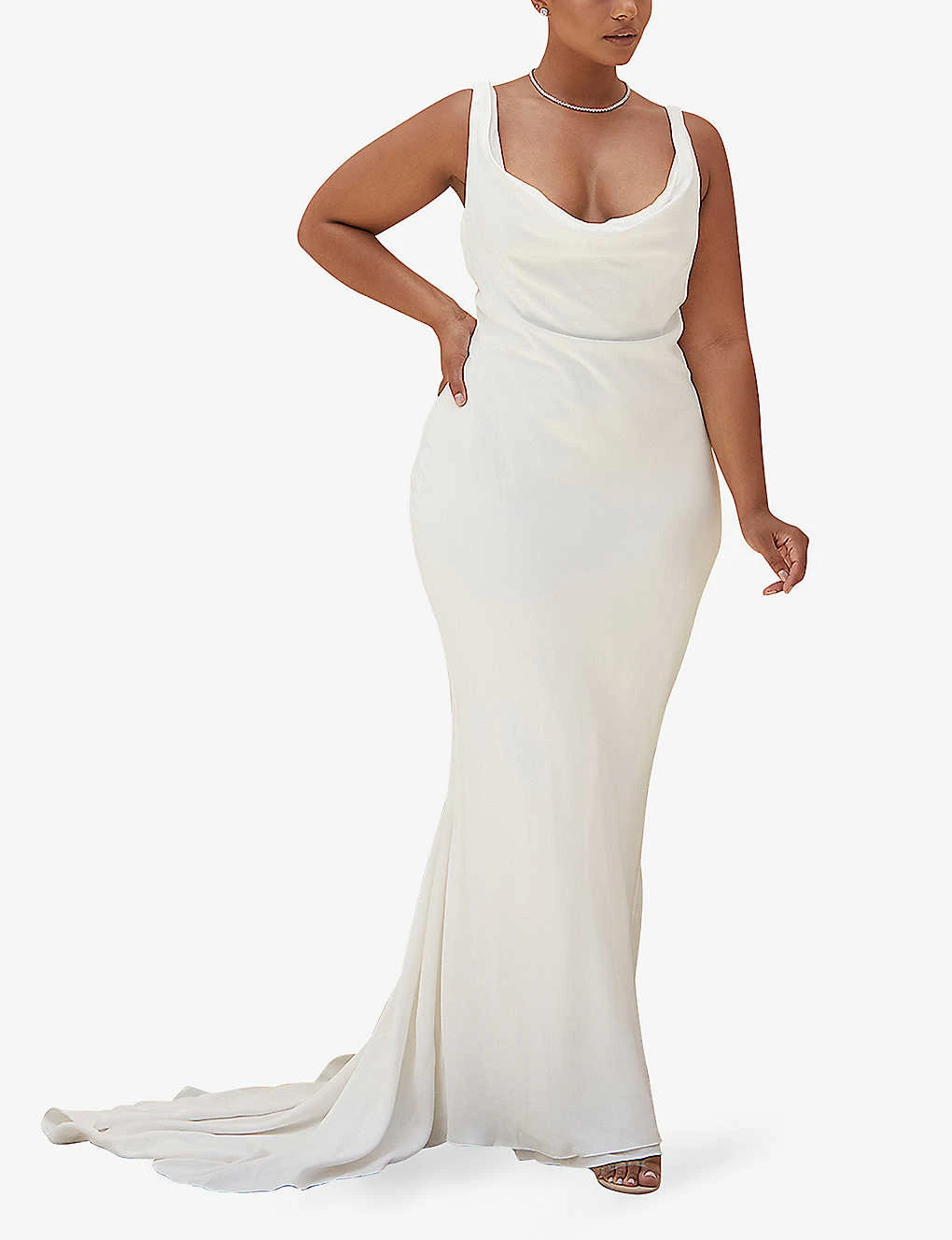 Odette Satin Maxi Dress 3 Odette Satin Maxi Dress - Image 3
