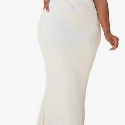 Odette Satin Maxi Dress 9 Odette Satin Maxi Dress -Outlet Pique Style Store R03983450 IVORY ALT04