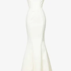 Ines Flared Satin Wedding Dress