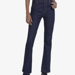 THE KOOPLES Bootcut High-rise Stretch-denim Jeans -Outlet Pique Style Store R03993442 BLU05 ALT02
