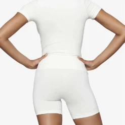 Smoothing Slim-fit Stretch-woven T-shirt -Outlet Pique Style Store R03994935 MARBLE ALT03