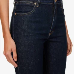 Joseph Duke Flared Cropped Stretch-cotton Jeans -Outlet Pique Style Store R03996180 INDIGO ALT04