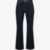 Joseph Duke Flared Cropped Stretch-cotton Jeans