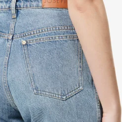 Joseph Fulham Straight-leg High-rise Jeans -Outlet Pique Style Store R03996181 INDIGOWASH ALT05