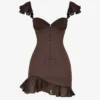 Dionne Corset Satin Mini Dress