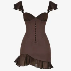 Dionne Corset Satin Mini Dress