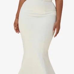 Francoise Corseted-bodice Satin Bridal Gown -Outlet Pique Style Store R03998254 IVORY ALT04