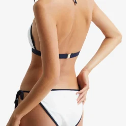 Reiss Rutha Halter-neck Triangle Bikini Top 8 Reiss Rutha Halter-neck Triangle Bikini Top -Outlet Pique Style Store R04001921 WHITENAVY ALT03